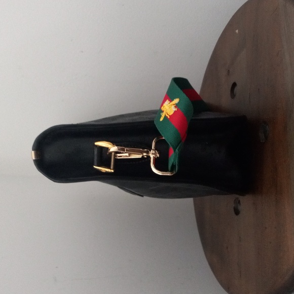 Authentic Vintage Gucci Interlocking GG Monogram Micro Guccissima Web Hobo Bag - Picture 5 of 10